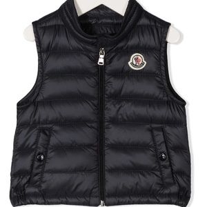SOLDDDDD !!$ Moncler Enfant vest 
logo padded gilet